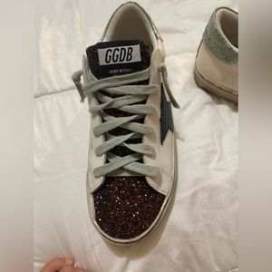 golden goose low star. size:7